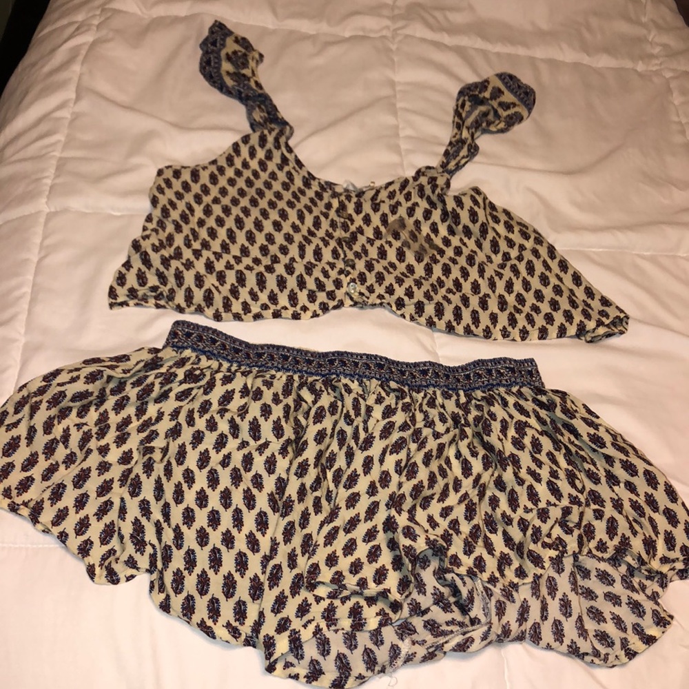 Cute matching top and bottom